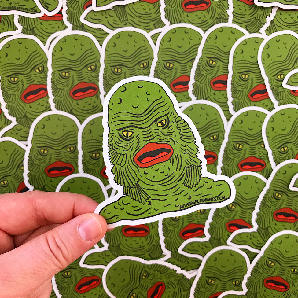 Creature From the Black Lagoon sticker