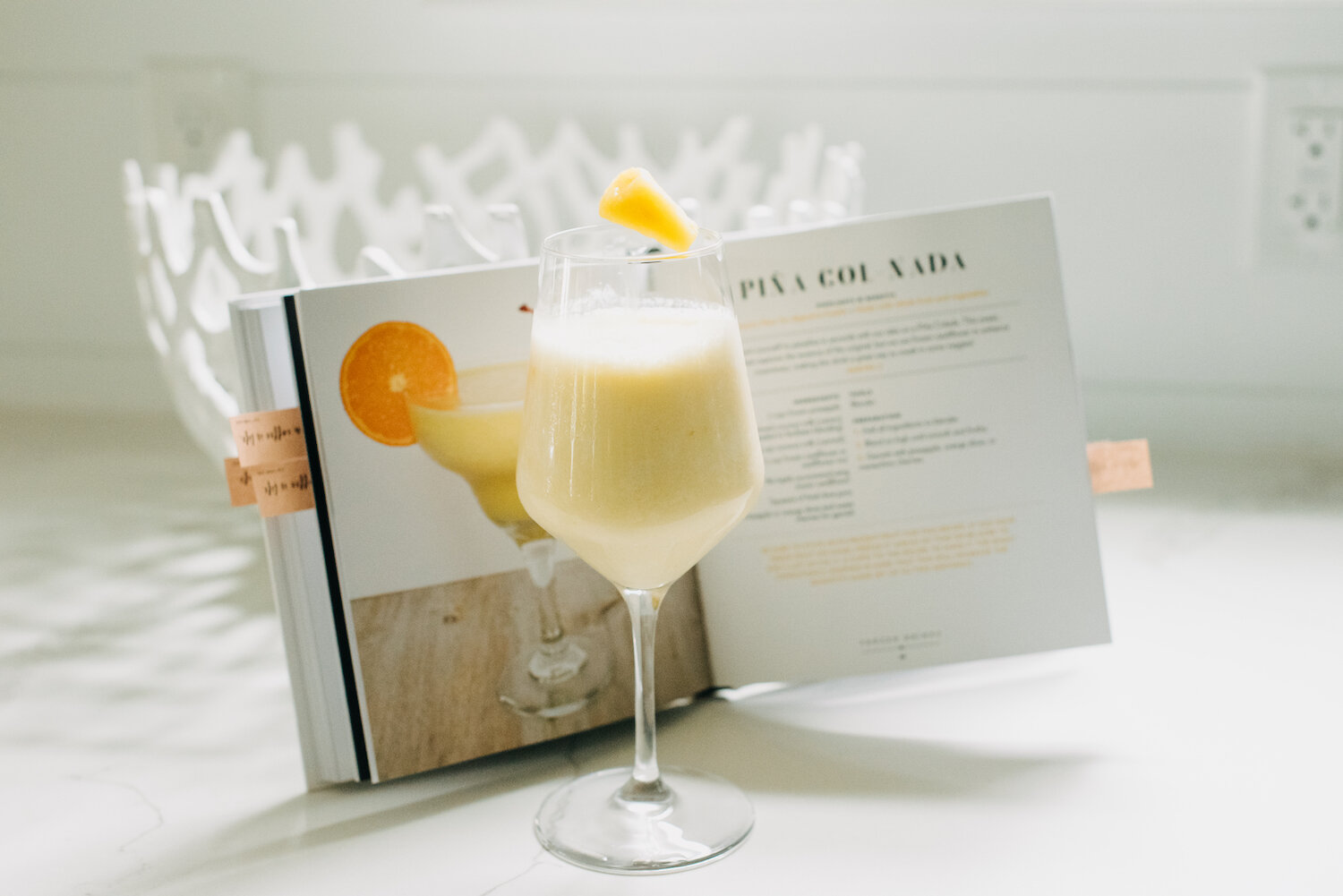 Pina colada mocktail