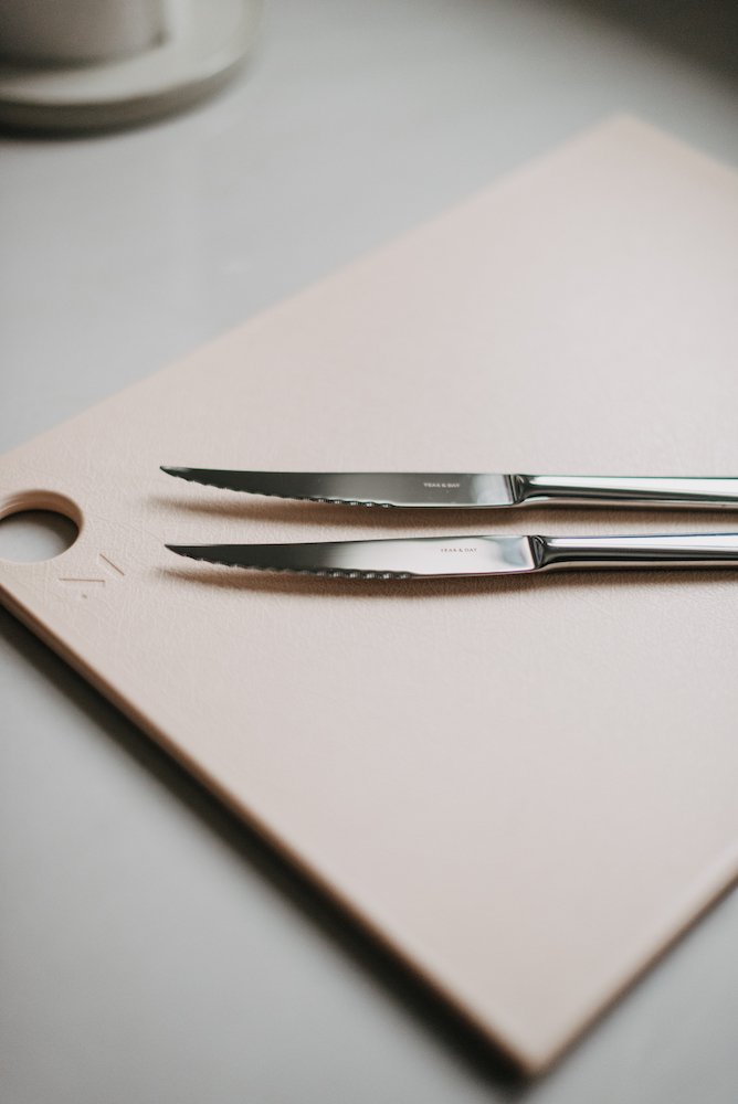 Steak knives and cutting board.jpg