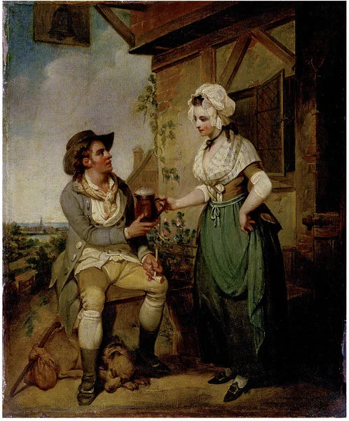 At the Inn Door by Harry Singleton
