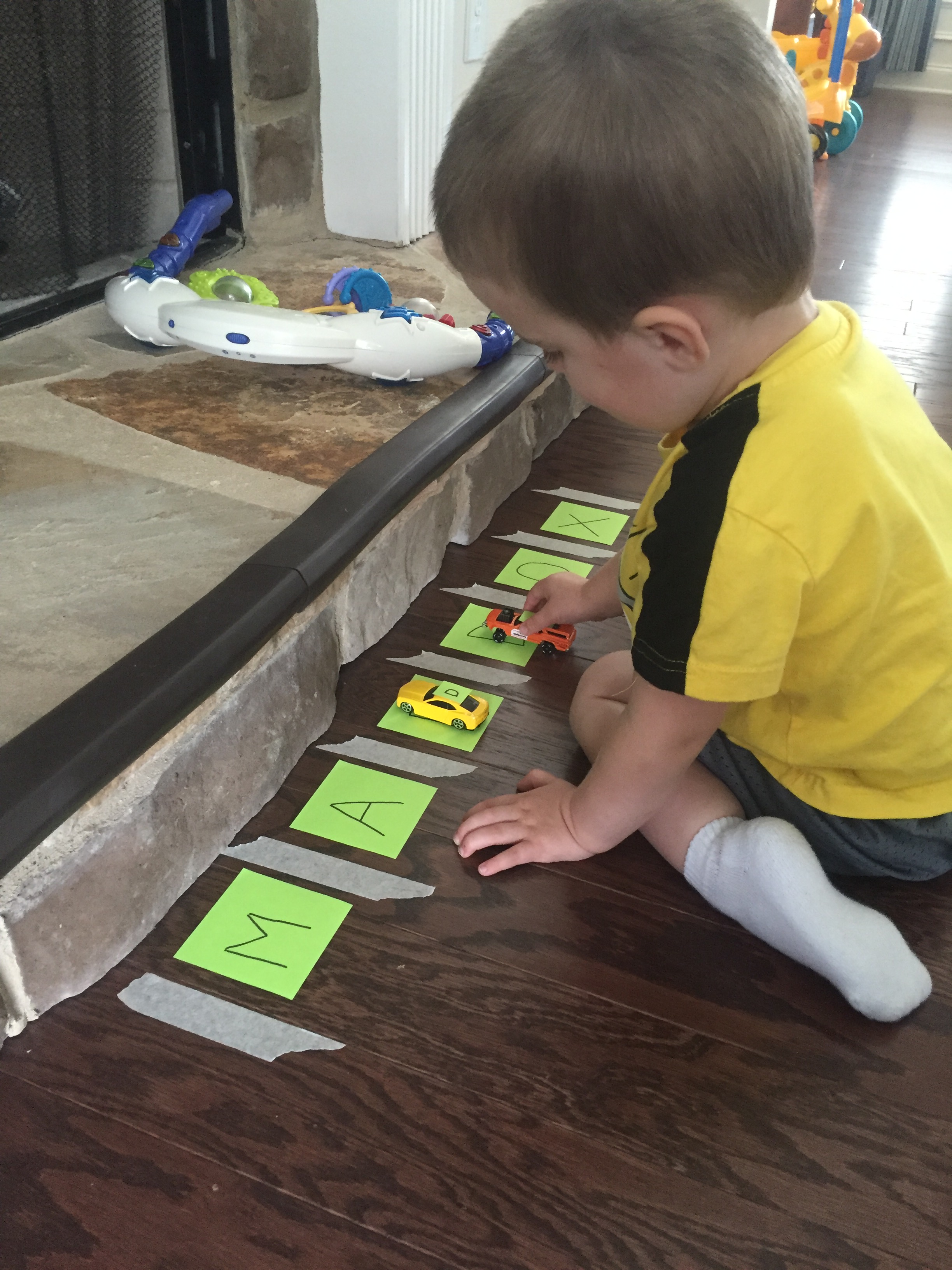 Activity - Spelling Name with Cars