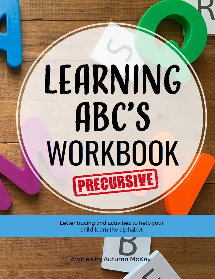 Learning ABC's Workbook: Precursive - $9