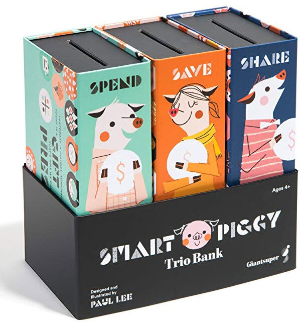 Spend, Save, and Share Piggy Bank - $21