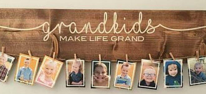 Wooden Grandkid Sign - $34