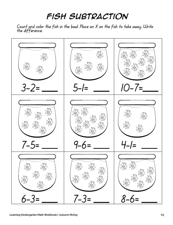 Learning Kindergarten Math Workbook [Pdf] | Best Mom Ideas