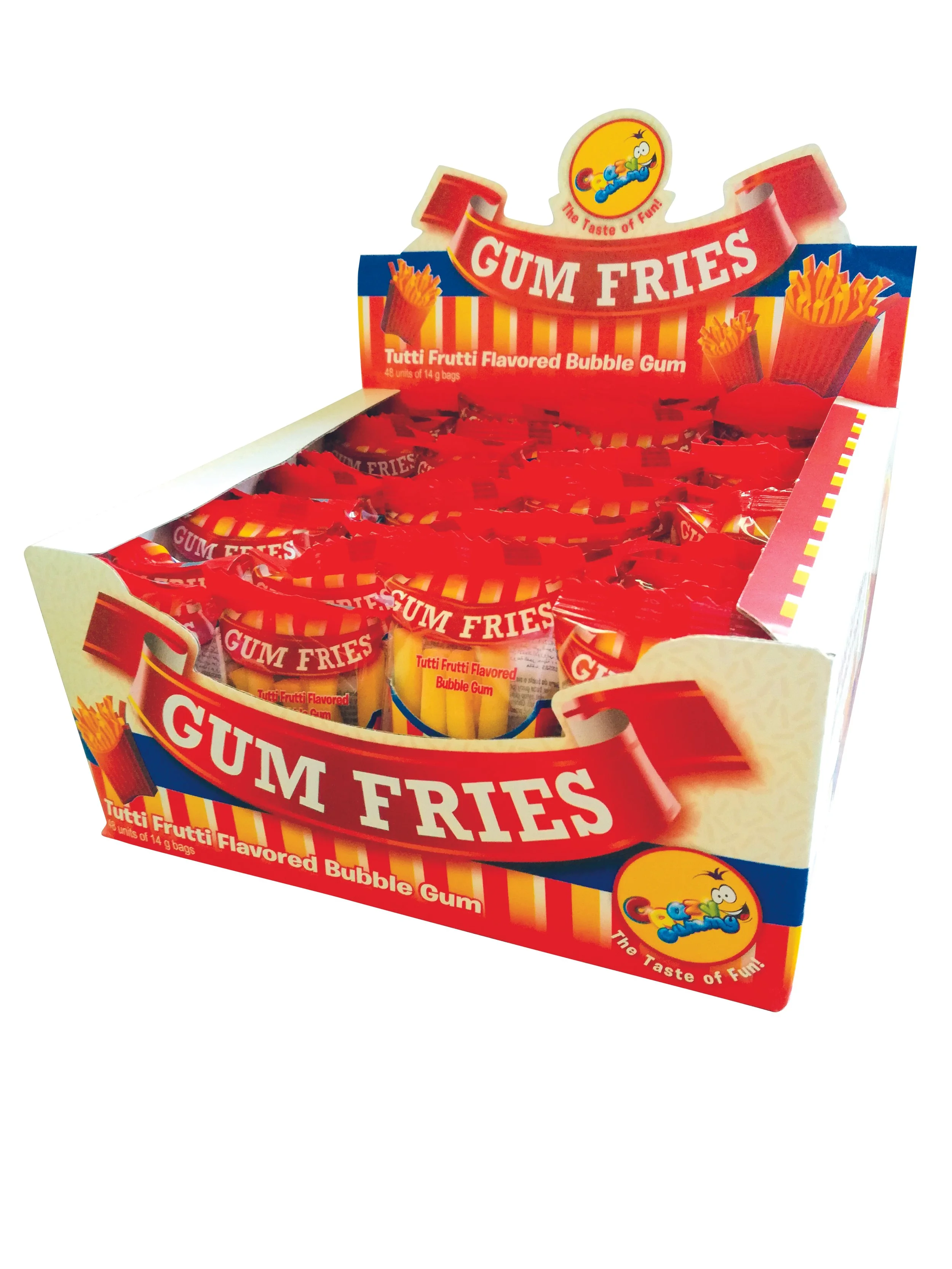 Crazy gummy Gum Fries 14g in display.jpg
