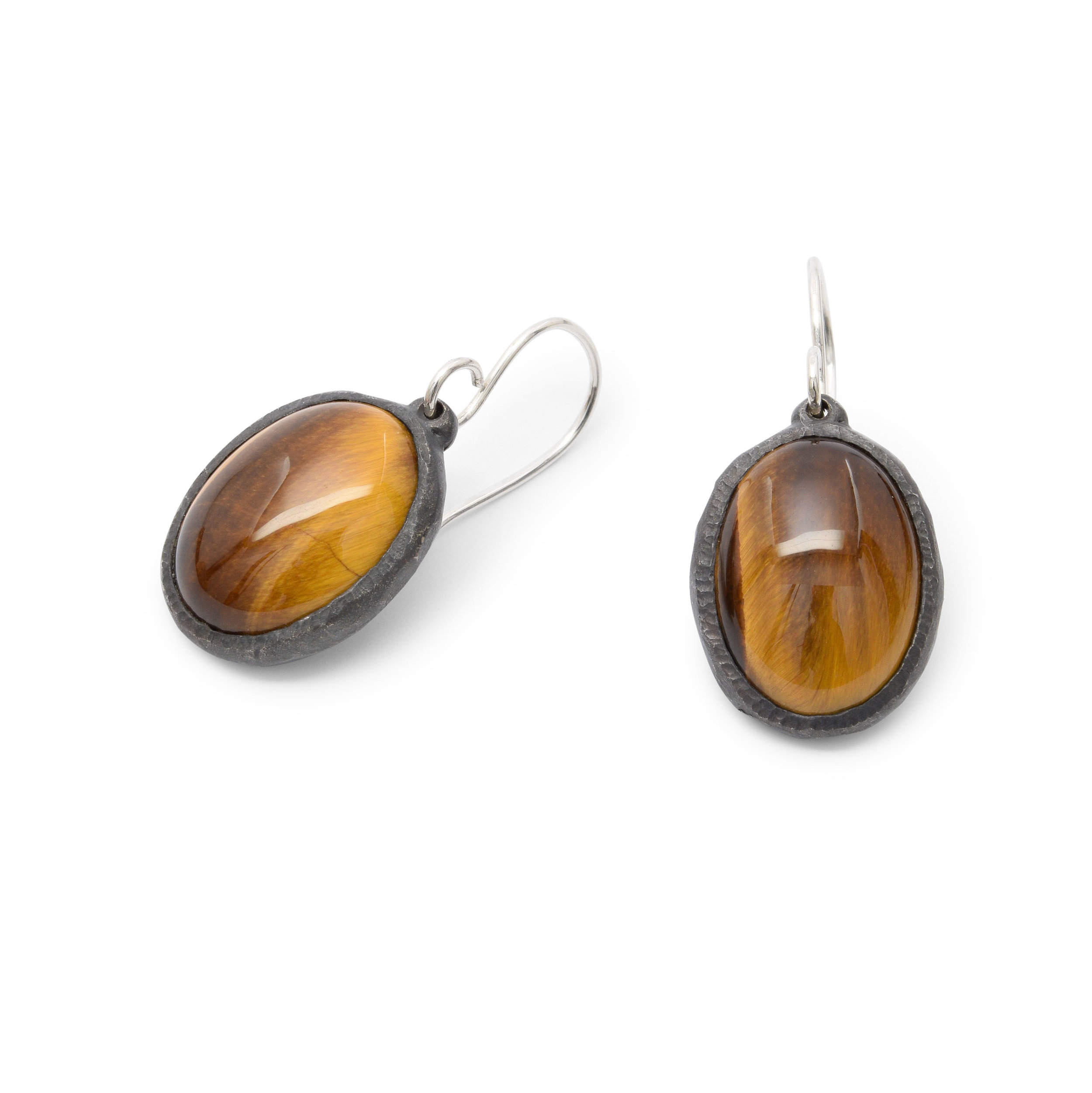 Details about   70% Off 925 Pure Silver TIGER'S EYE Triangle Earrings And Pendant 10.1 Grams 