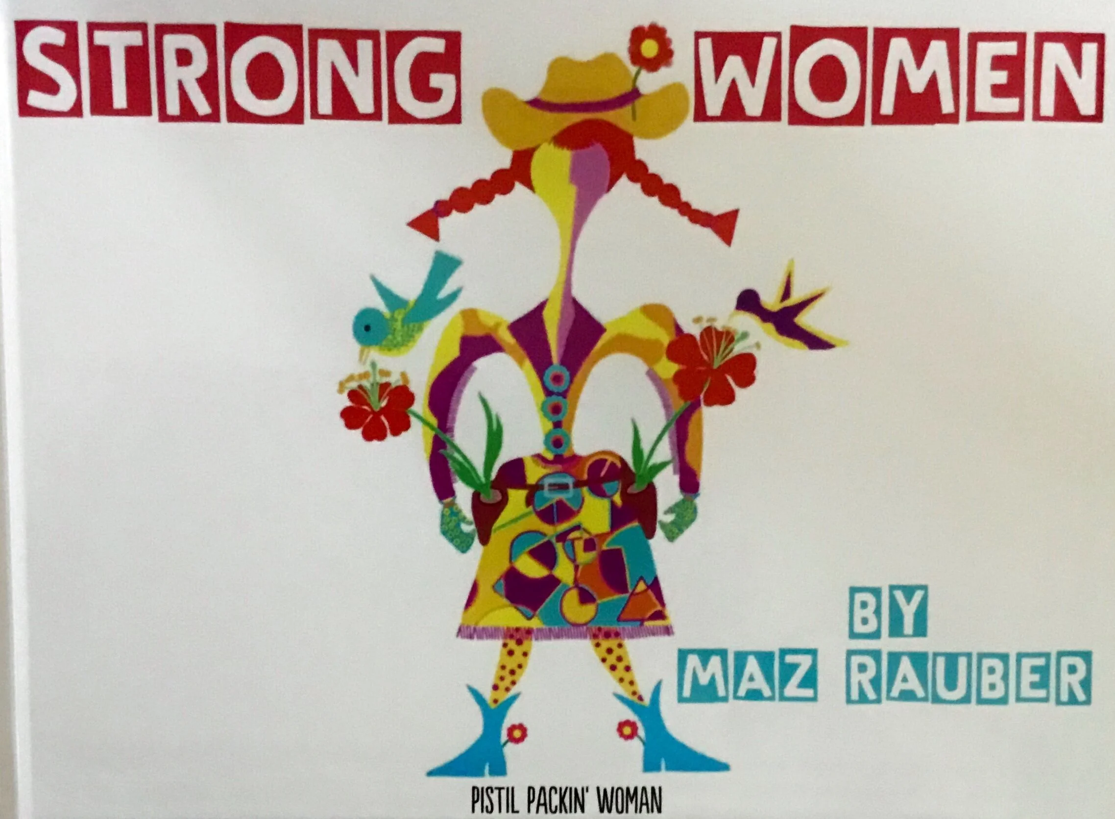 New! Strong Women hardcover book with 26 drawings