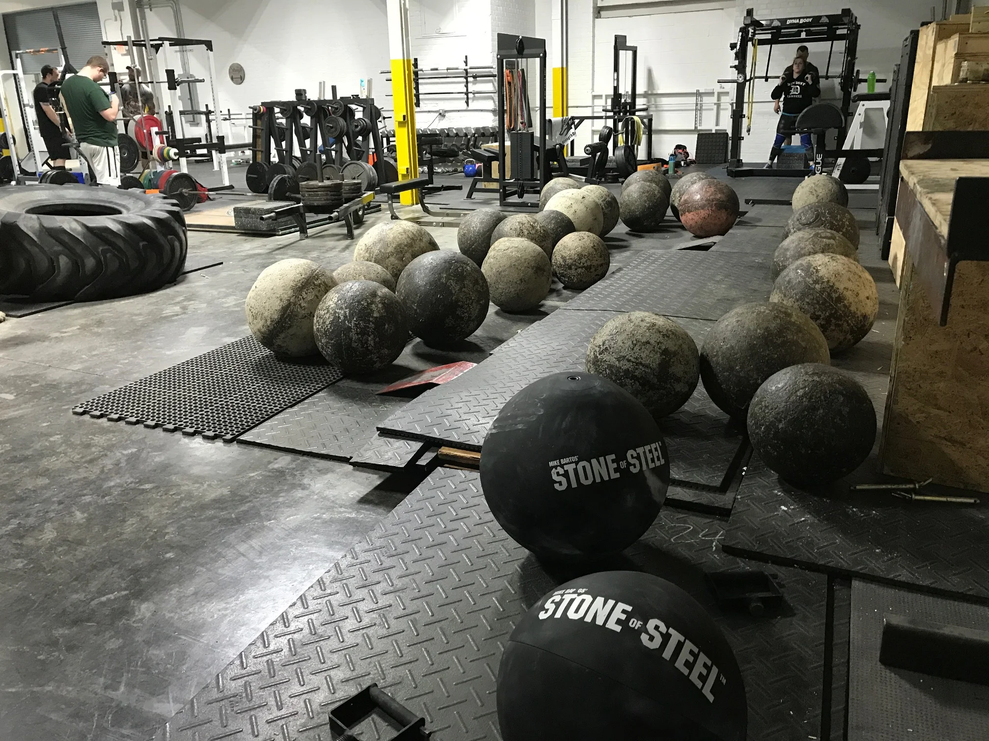 Atlas stones from 85 to 415 lbs