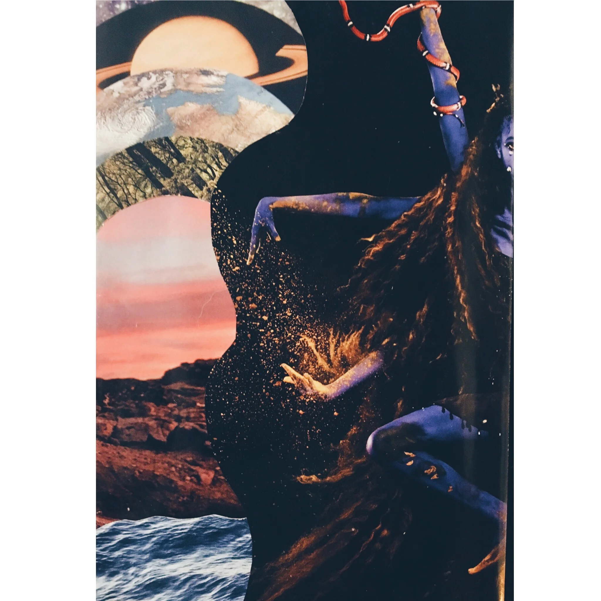 Art: Paper collage by Venessa Rodriguez