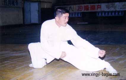 中國武術六段 胡耀武表演行步反背搥 Chinese Martial Arts Official 6th "Den", Hu Yao Wu demonstrating Martial Arts.