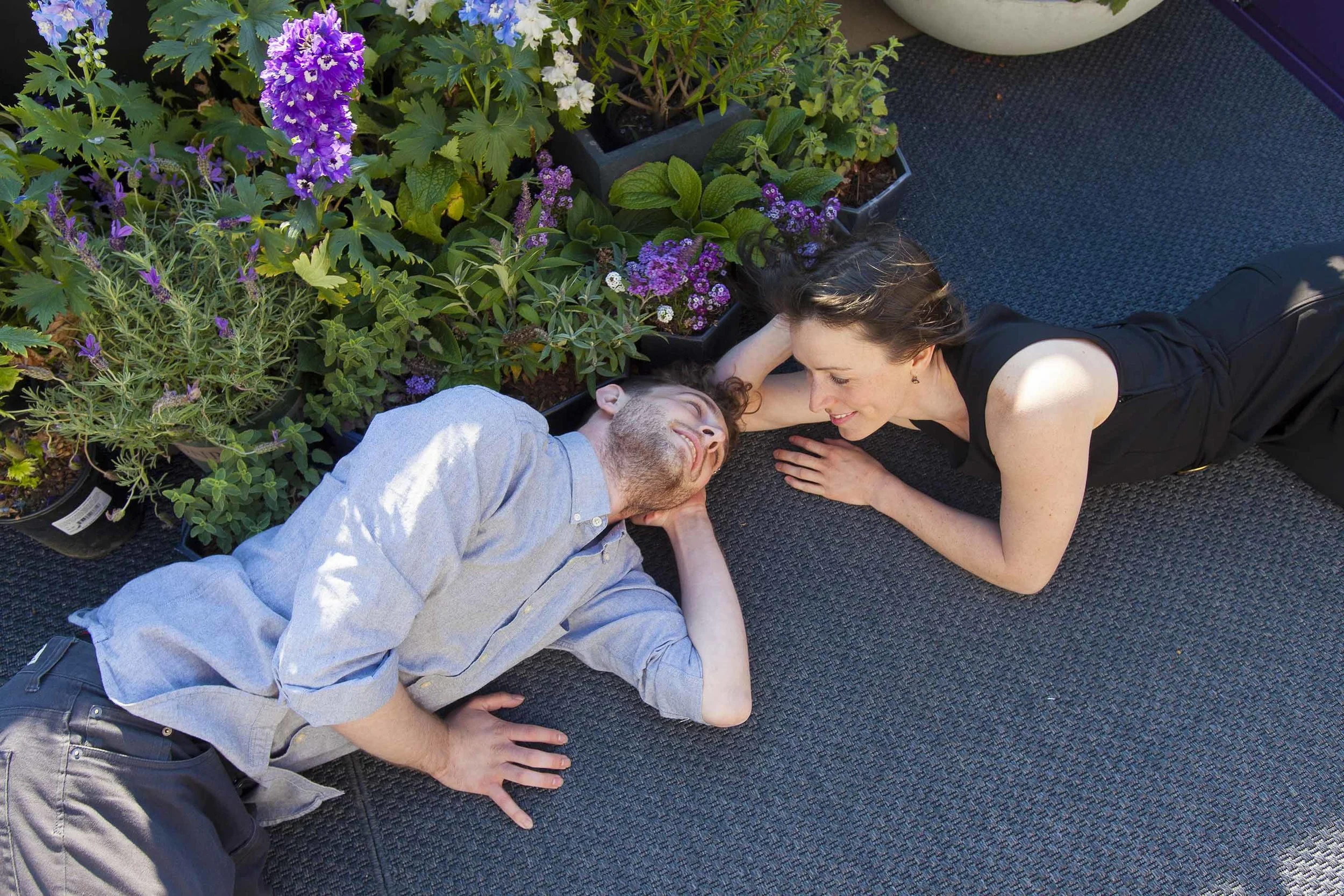 Dancers Kiplinn Sagmiller, David James Silpa. Photo by Bill Tatham