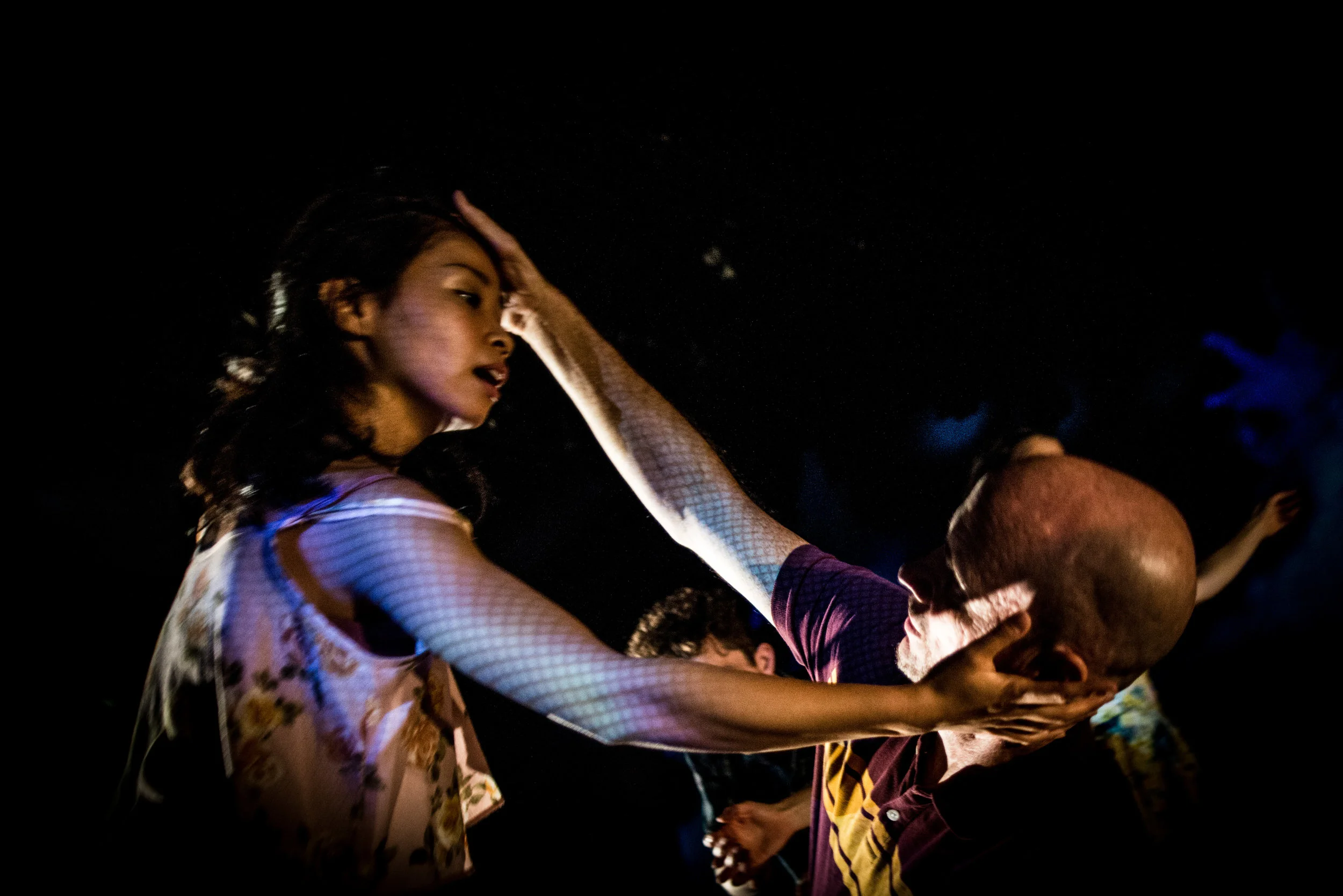 Dancers Yuko Monden, Kiplinn Sagmiller, Dwayne Scheuneman, and David James Silpa. Photo by Robbie Sweeny