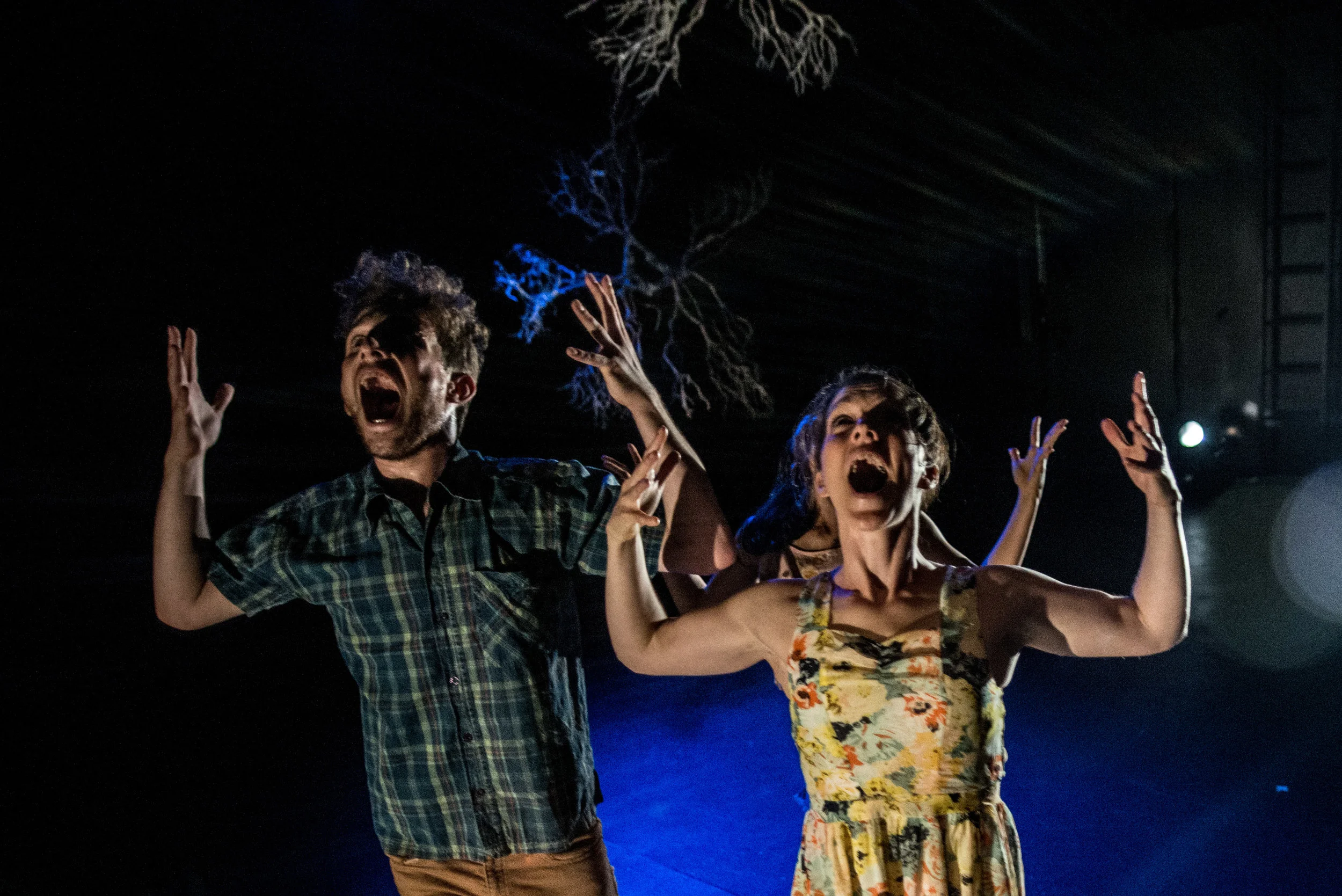 Dancers Yuko Monden, Kiplinn Sagmiller, and David James Silpa. Photo by Robbie Sweeny
