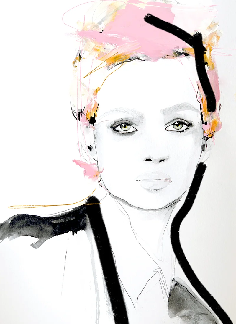 © Leigh Viner 2017 Mixed Media on paper