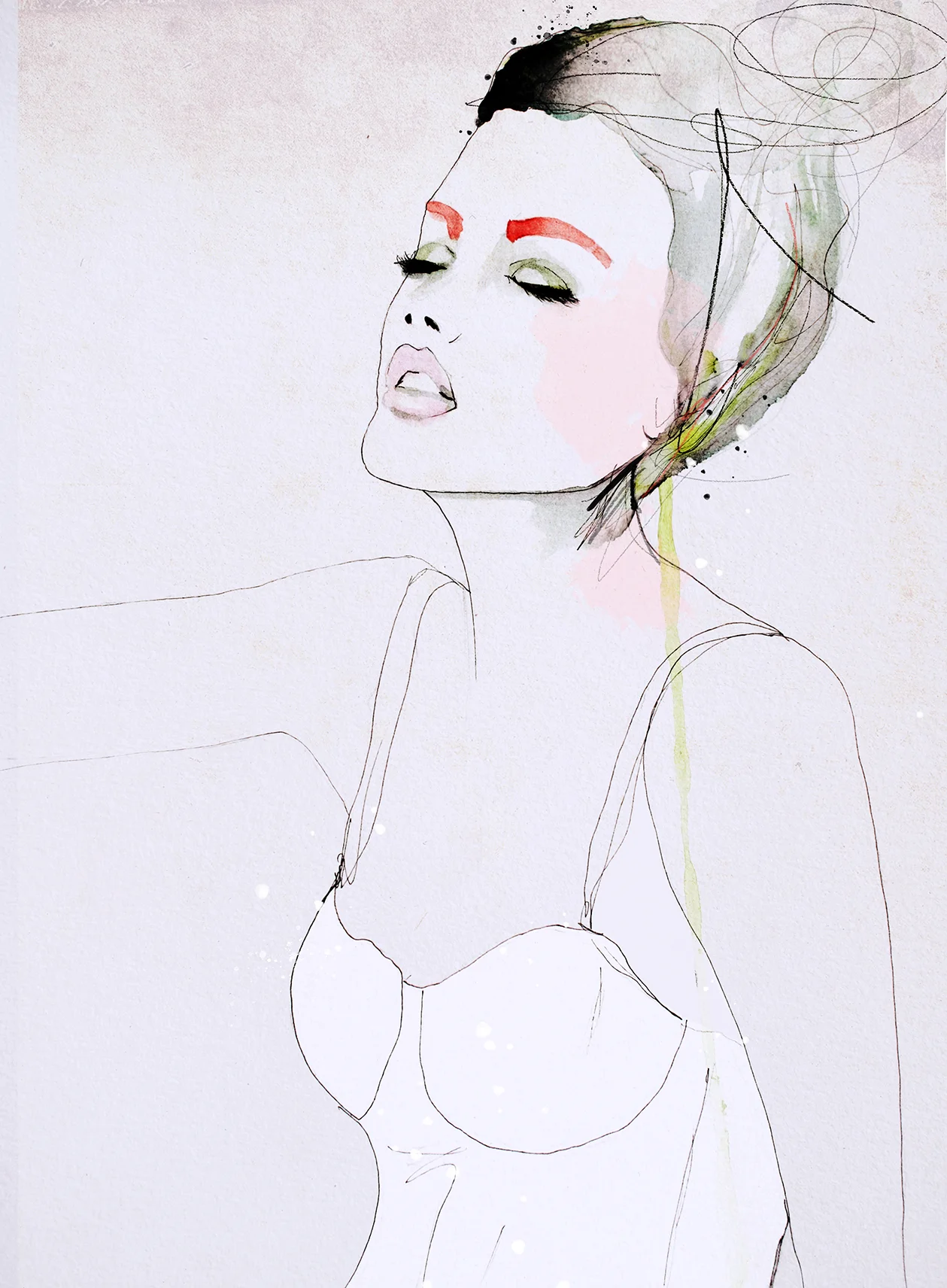 © Leigh Viner 2018 Mixed Media on Paper / Available here. 