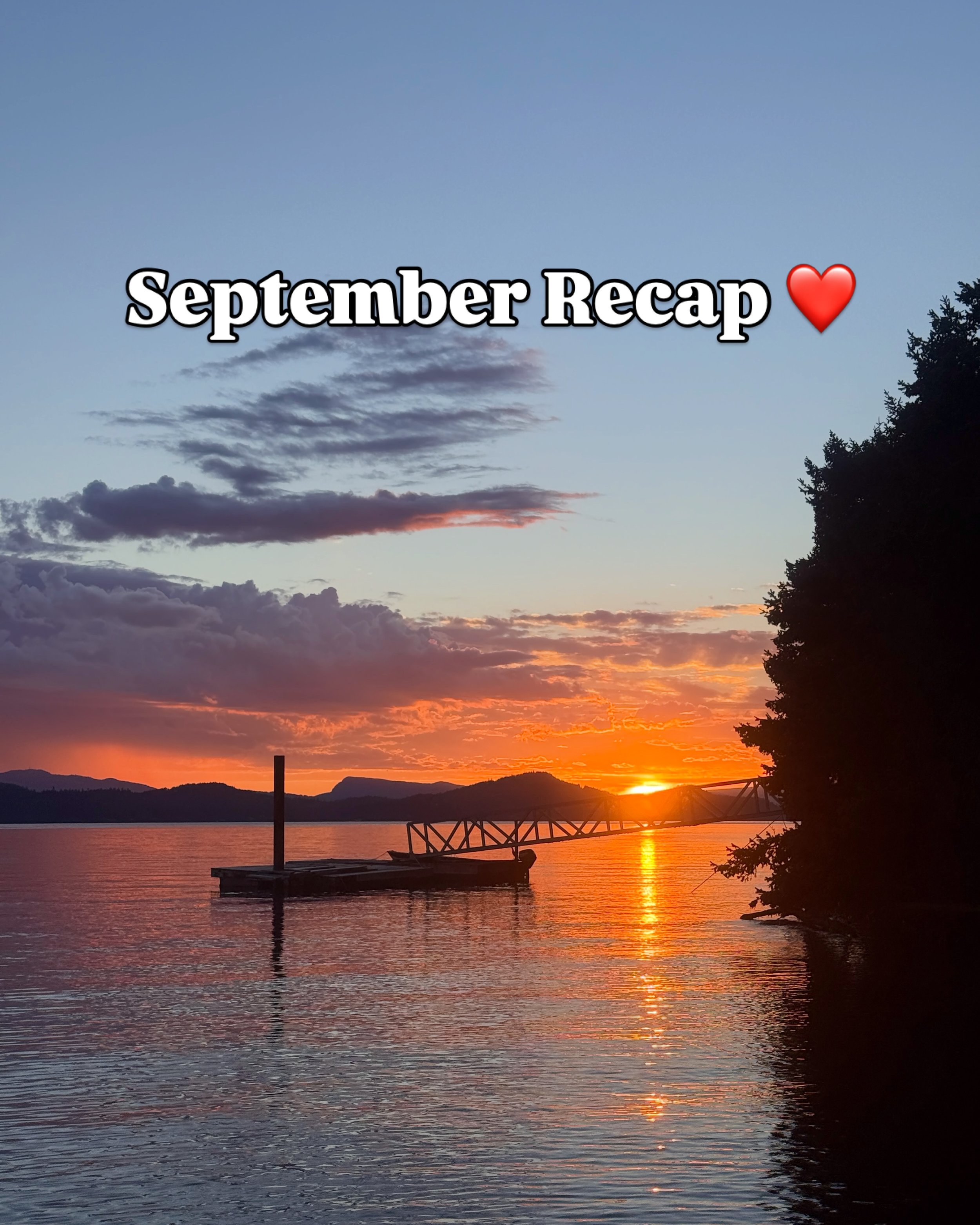 We spent all of September here on the Southern Gulf Islands and it was such a wonderful month! ❤️⁣⁣⁣⁣⁣
⁣
While this time of year can be hectic for a lot of people with back to school season, we find September to be a nice slow down from summer, and a