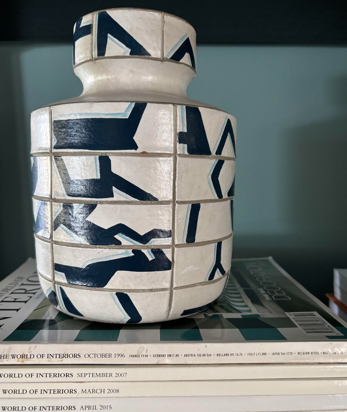 A Blue pattern vase west elm 1.jpg