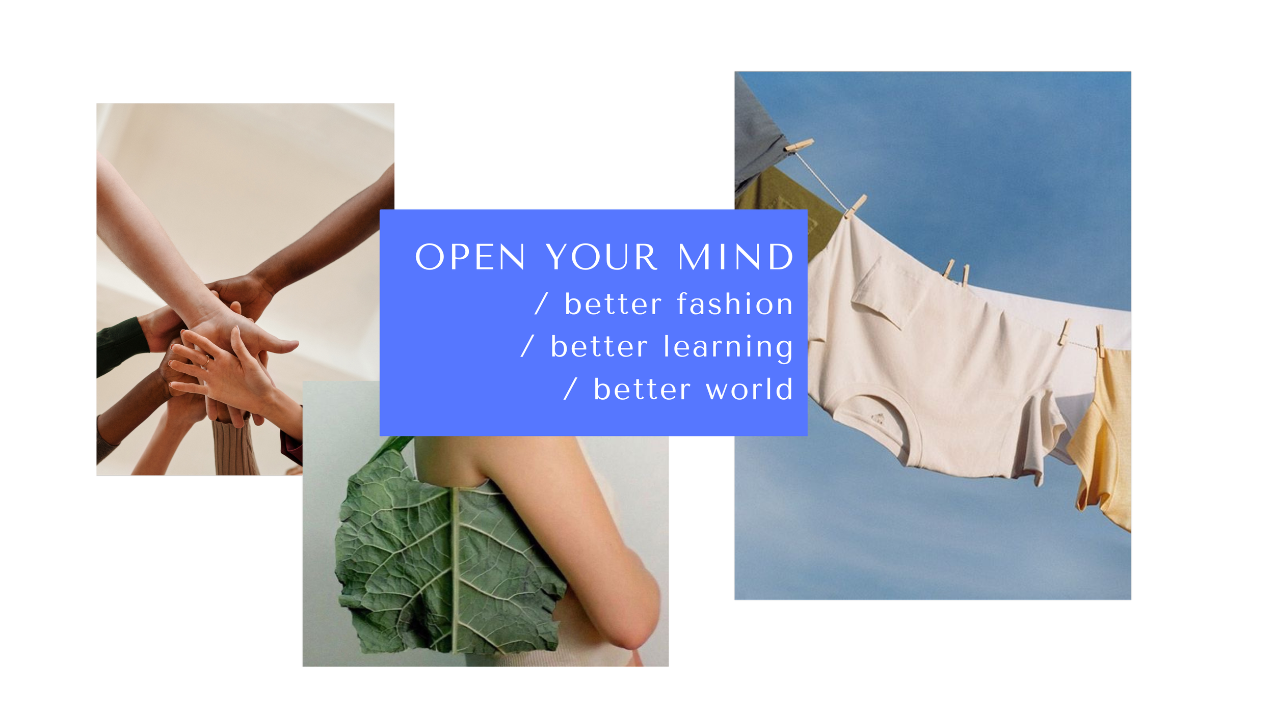 School workshops — clothes minded