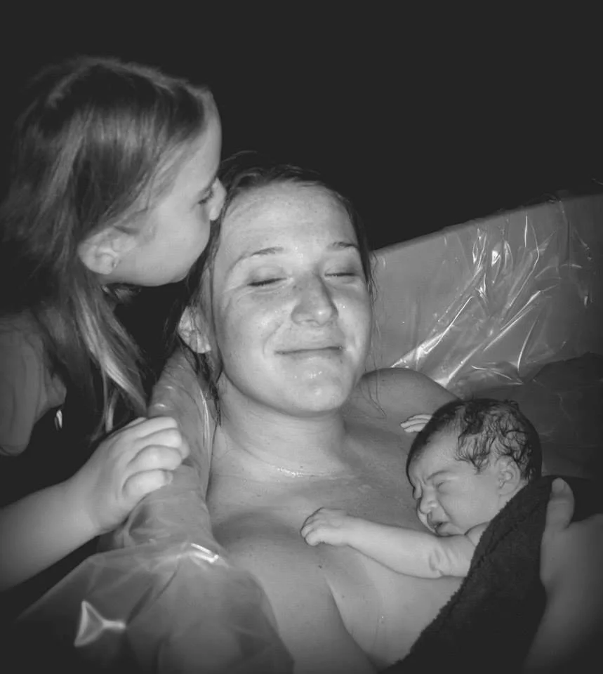 Jennifer O'Briant baby born in water
