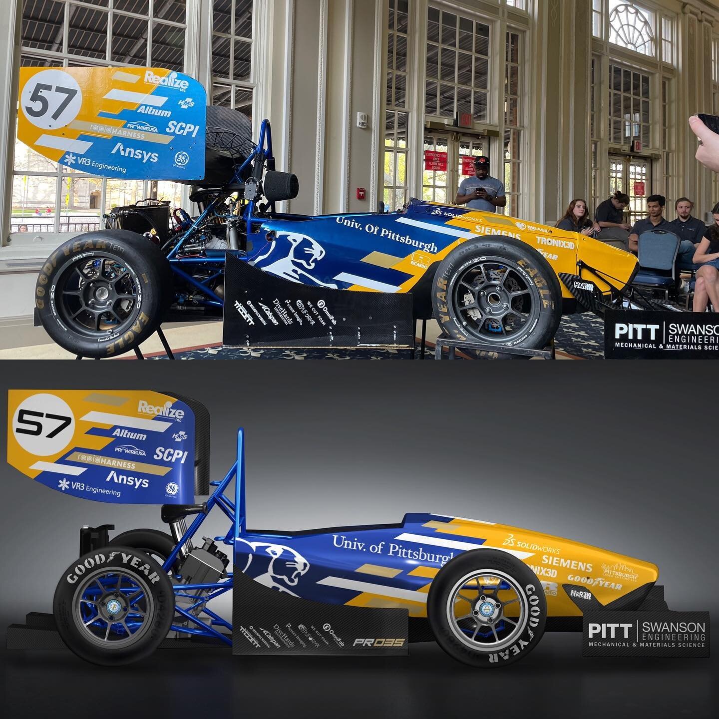 Time for something a bit different&hellip; Congrats to @pittfsae on rollout of their new #FSAE spec (a competition of university built formula cars) &ldquo;#PR035&rdquo;. 

We worked with the team to develop a livery and assist with installation tech