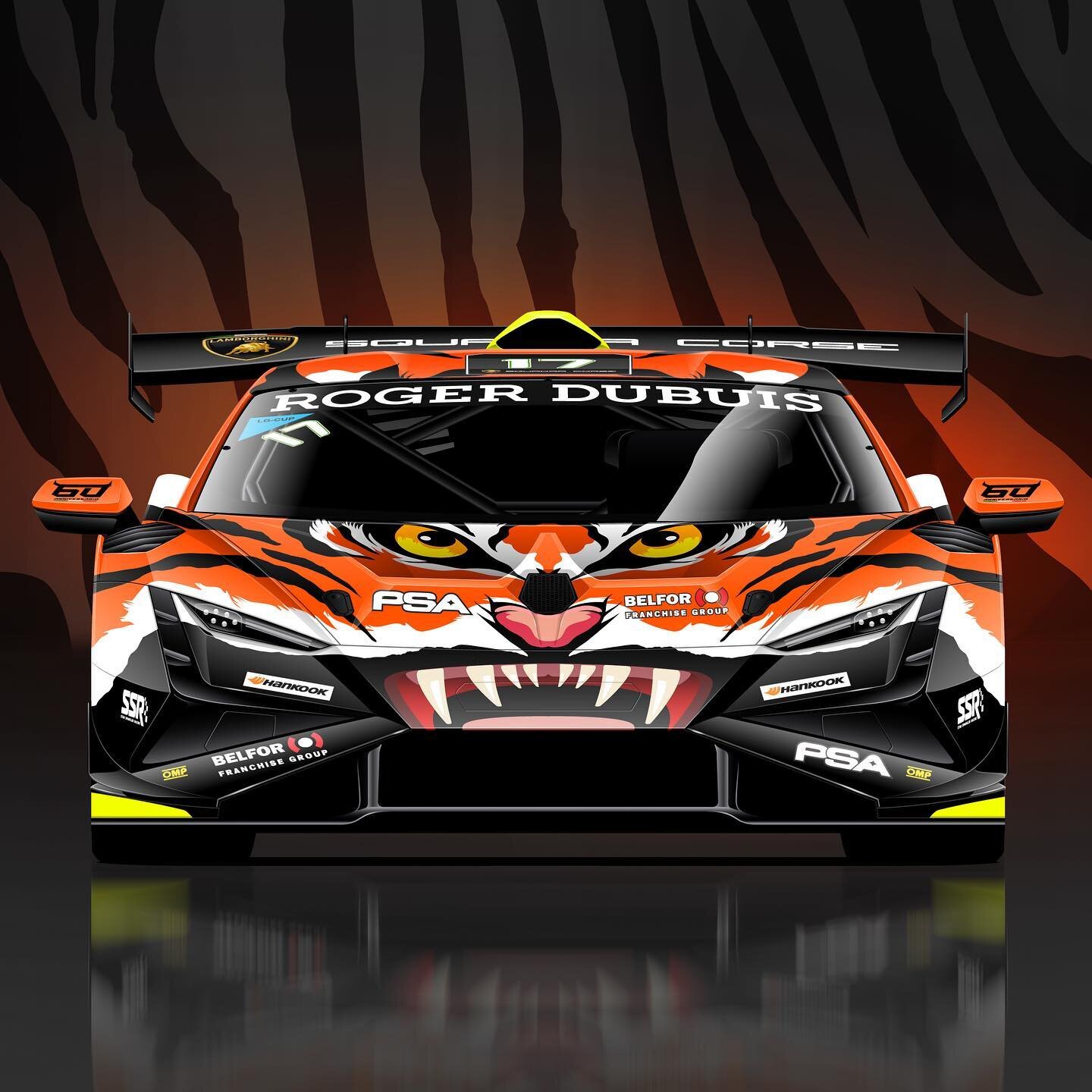 Our latest livery design is for @tiger_tari&rsquo;s @lamborghini #Huracan #SuperTrofeoEvo2 which he will be racing this year in @lamborghinisc #SuperTrofeoNorthAmerica.

Tiger&rsquo;s design brief was simple- he wanted the car to look like a hunting 