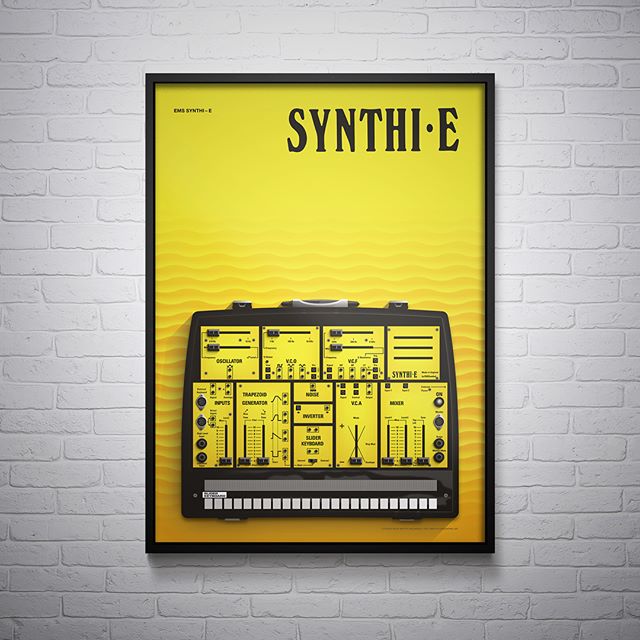 Limited edition Synthi E posters now available. Series 1 prints features three seminal EMS synthesisers. Buy individually or as a set of three. Follow the Link in Bio for more information.
.
.
.
.
#synthi_aks #synthi_e #ems #synthi #music #musicprodu