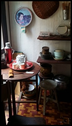 The room of a physician. The physician's family lived in this room too.