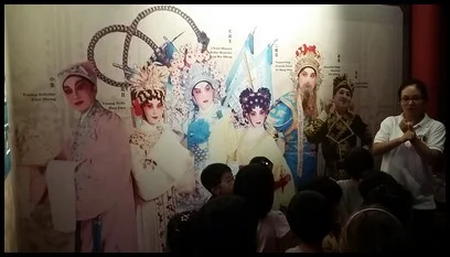 All characters had different make up and costumes on to show their different roles.