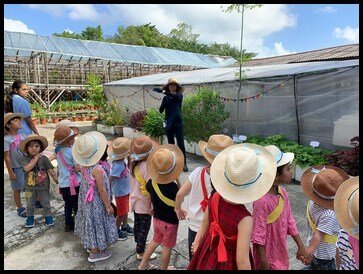  Ms Kaylie welcomed everyone and introduced herself as the tour guide for Pacific Agro Farm. She described the place as a fruit and vegetable farm dating back to 1977. Their produce not only includes vegetables like cherry tomatoes and Japanese cucum