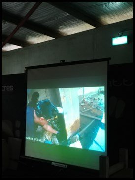  The children were shown a video of an actual rescue of a python at a construction site.&nbsp; 