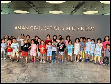  A group photo as soon as we entered the museum. 