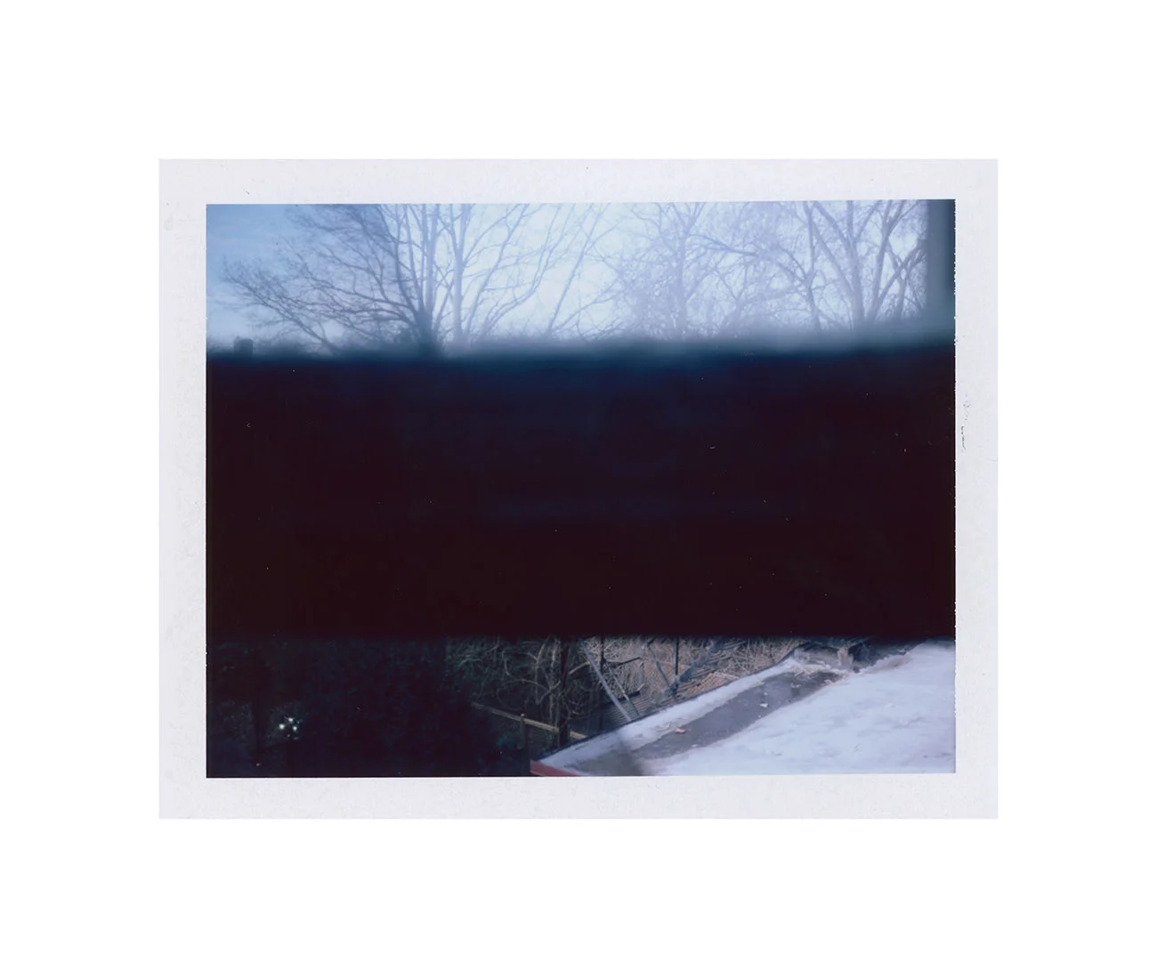 Just Another Event Horizon (part one) , digital image from FP-100c, 2015.