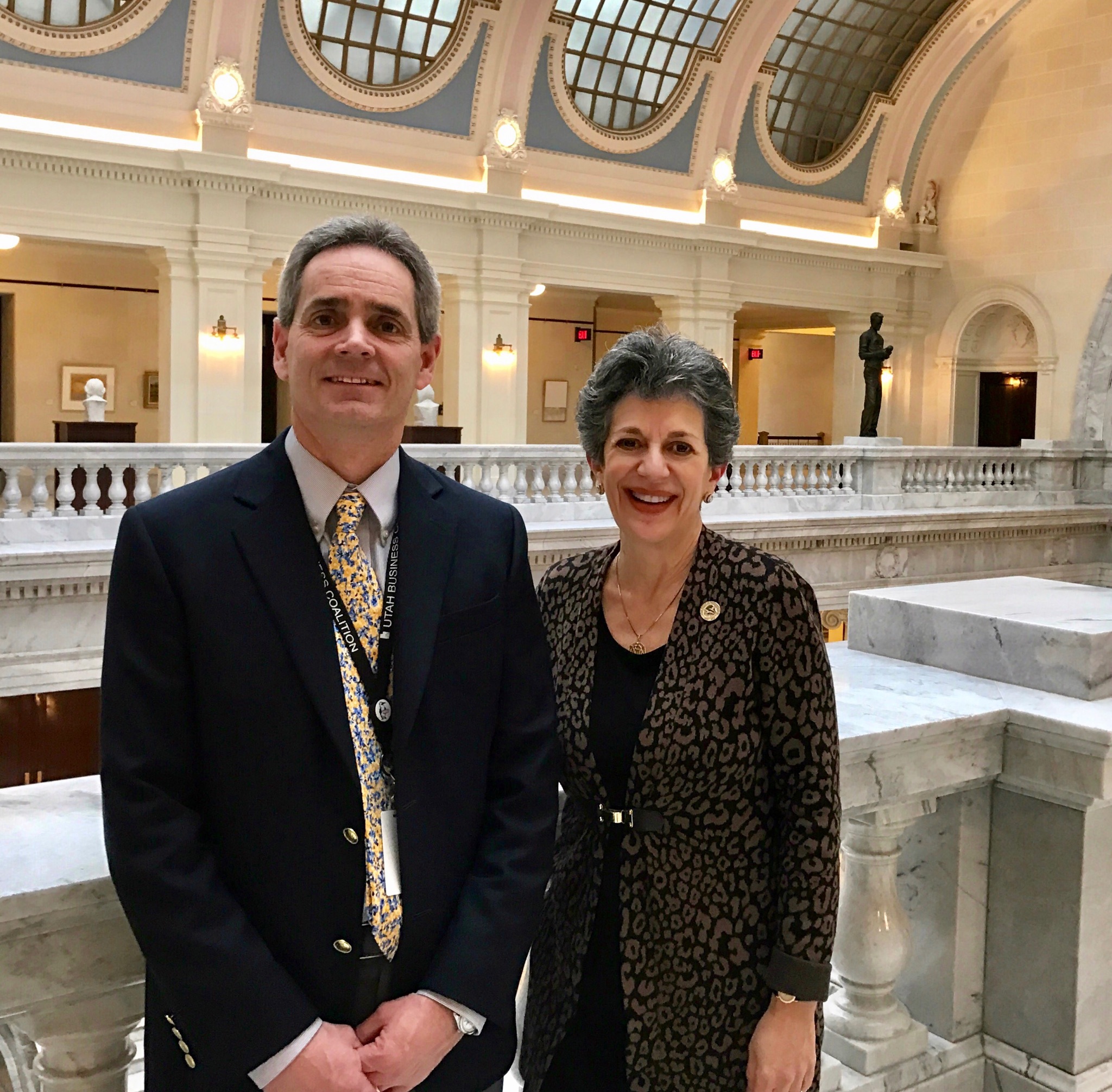 Craig Bickmore testified in support of HCR 18, one of my clean air bills