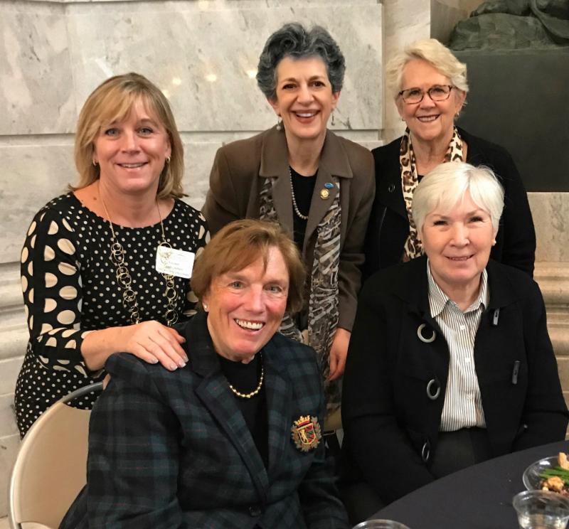 SLCC President Deneece Huftalin, Representative Carol Spackman Moss and Community Leaders Jesselie Anderson & Gail Miller