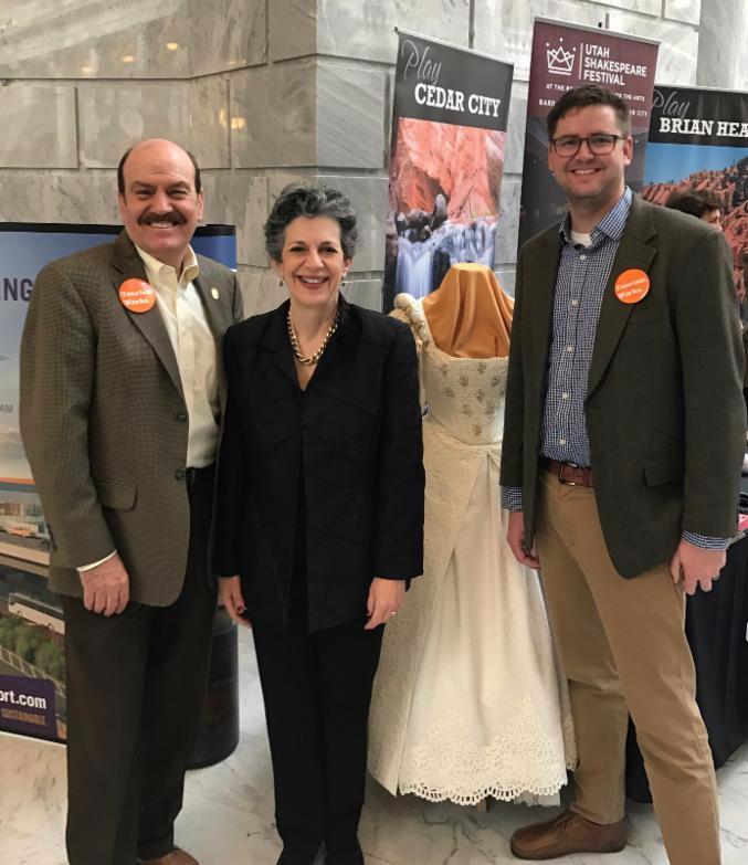 Scott Phillips and Zachary Murray from the Utah Shakespeare Festival