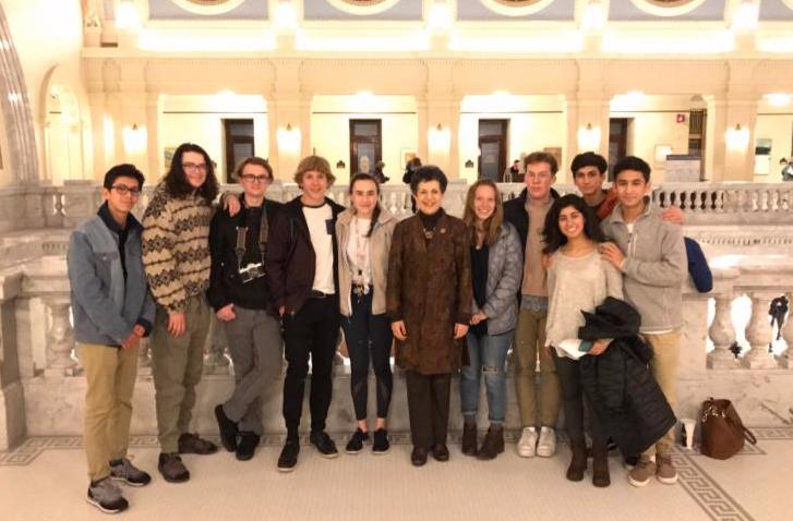 Members of the West High School Environmental Club
