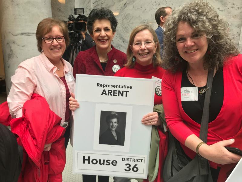 House District 36 constituents visited for International Women's Day
