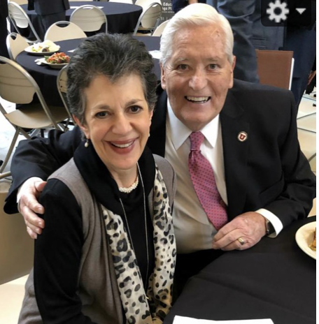 Rep. Arent and David Burton, Chairman of the University of Utah Board of Trustees
