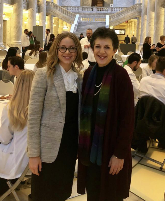 Sheralee Petersen visited Rep. Arent on Physician Assistants Day on the Hill