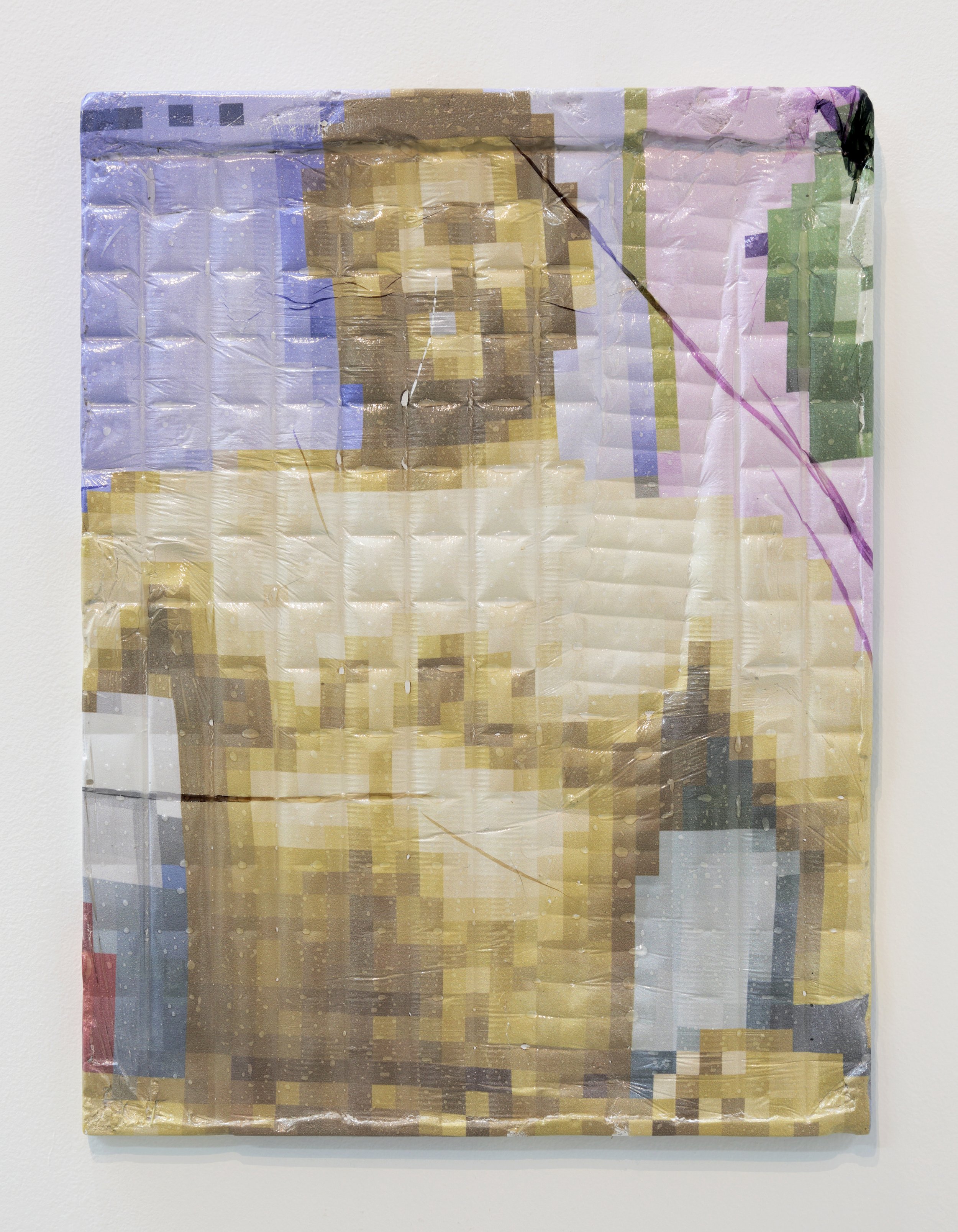   Satori   Plaster, mesh, water transfer print  40cm x 30cm   