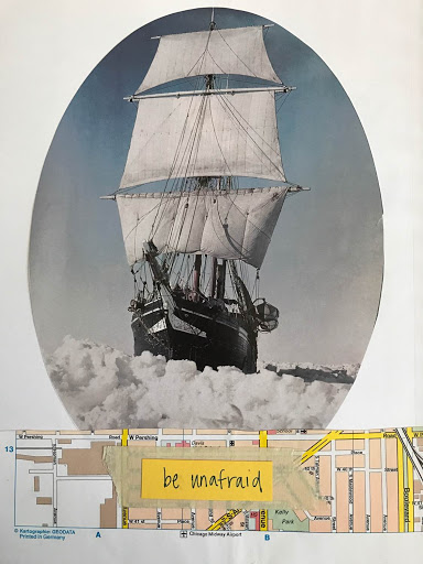 Art by Shiloh Marie . In this season of arts and crafts, it's nice to see a truly beautiful collage once in a while.