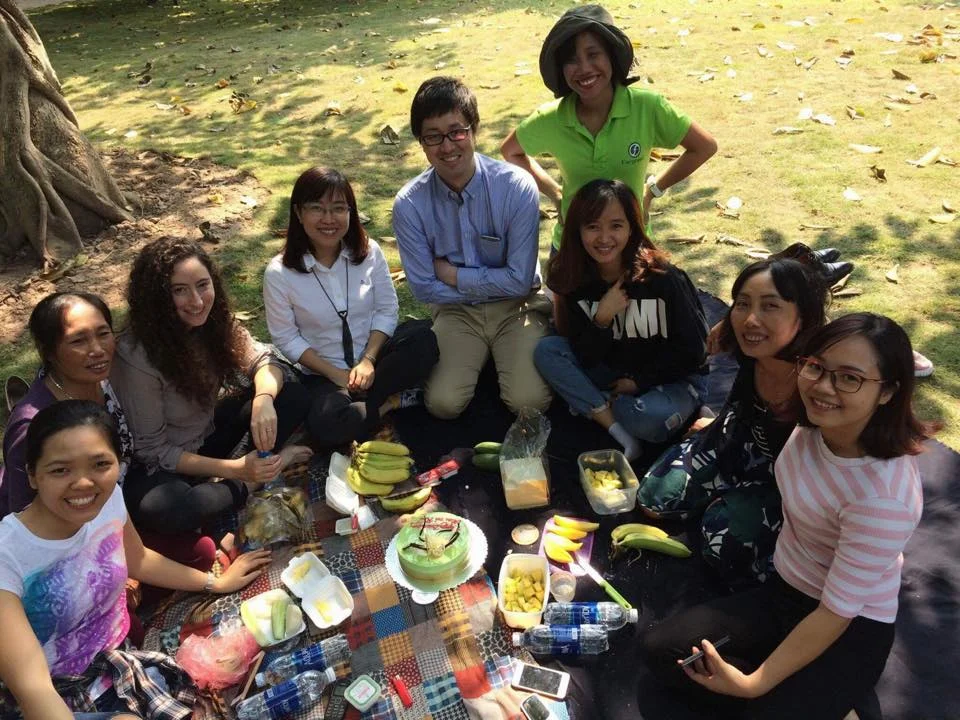 Company meeting at Ecopark