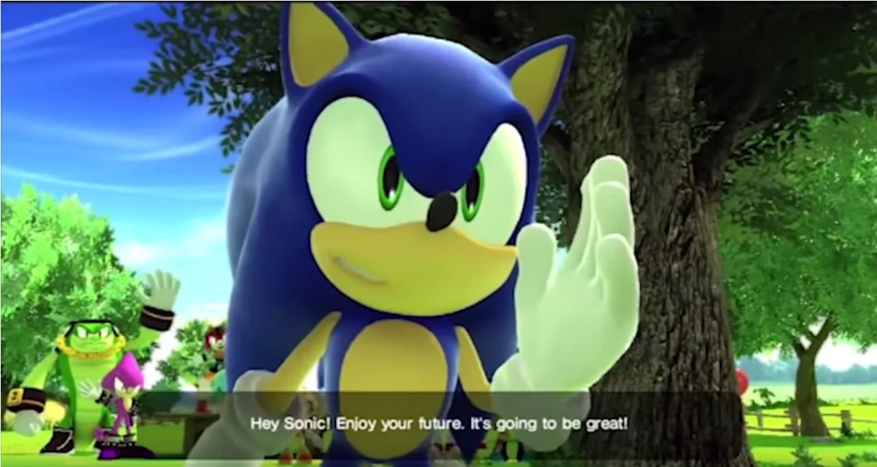 Questa scena di Sonic Generations era sembrata ironica a molti qualche anno fa. Ora potrebbe rivelarsi vera.