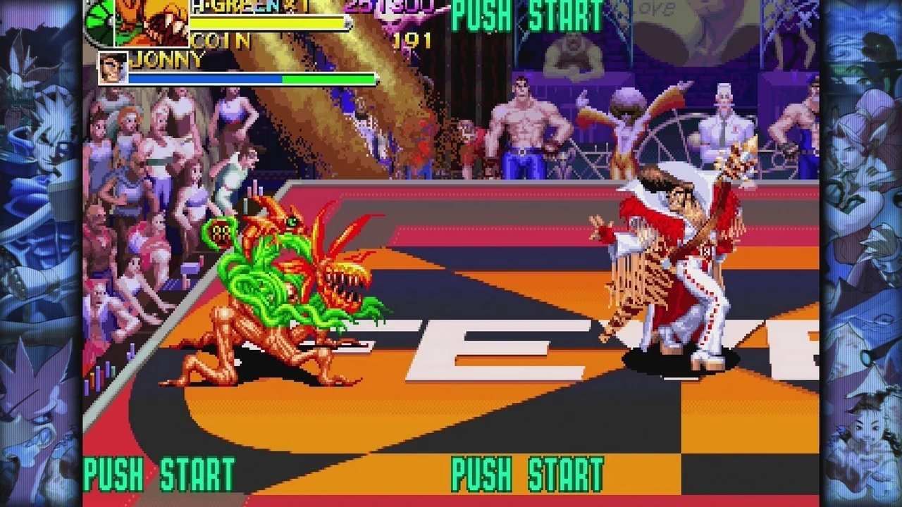 Graditissimi i due titoli inediti in occidente: questo è Battle Circuit , in cui i designer Capcom hanno dato sfoggio della loro… Creatività.