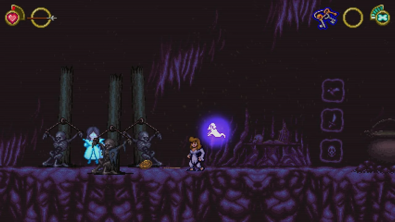 La grafica è, insieme alla colonna sonora, l'aspetto più convincente di Battle Princess Madelyn .