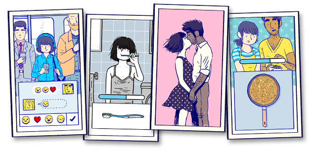 Il gioco presenta una vignetta fissa sullo schermo, per non riempire il quadro e lasciare spazio ai puzzle.