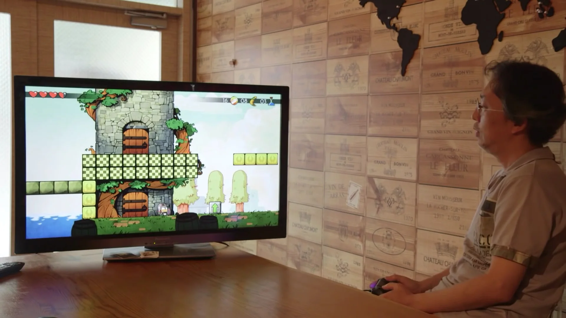 Ryuichi Nishizawa si gode il remake di Wonder Boy III: The Dragon's Trap .