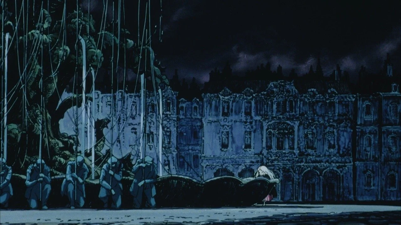  Immagini a confronto:   Tenshi no tamago     vs  l a Città delle lacrime  di    Hollow Knight   