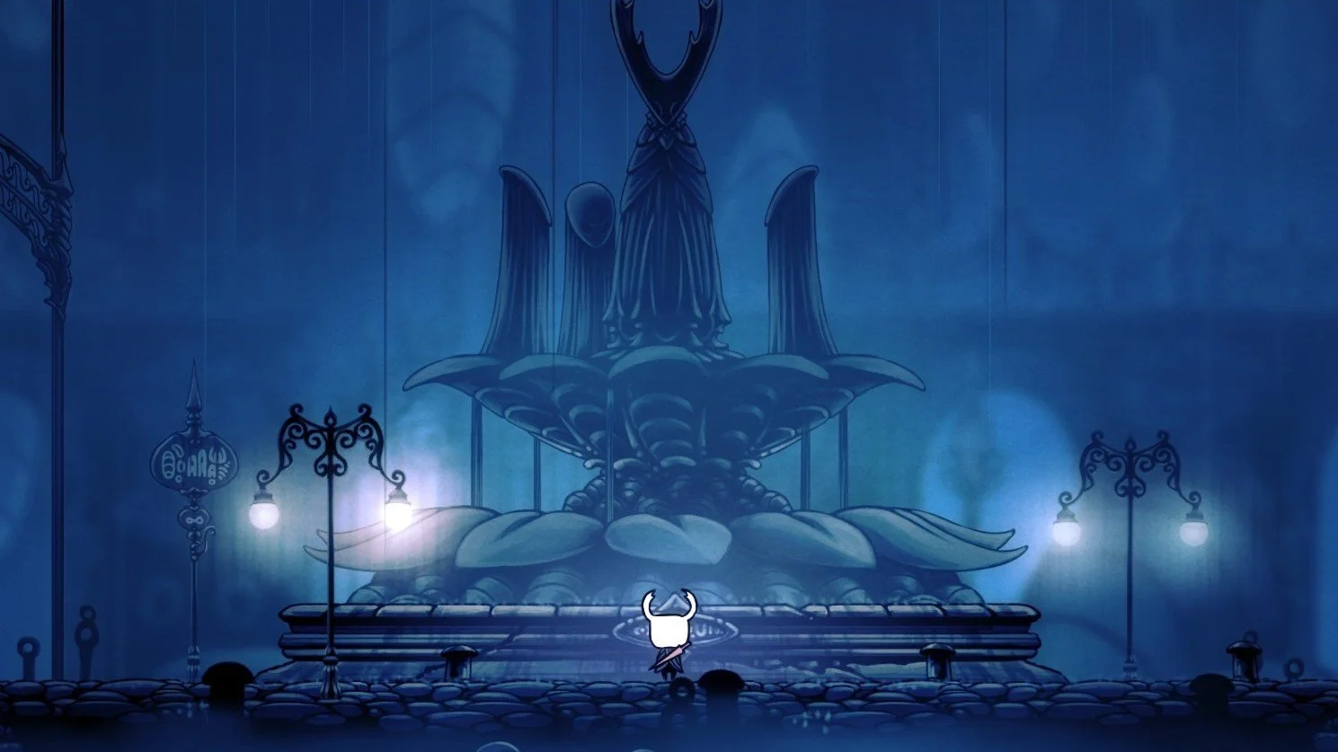 Immagini a confronto:   Tenshi no tamago     vs  l a Città delle lacrime  di    Hollow Knight   